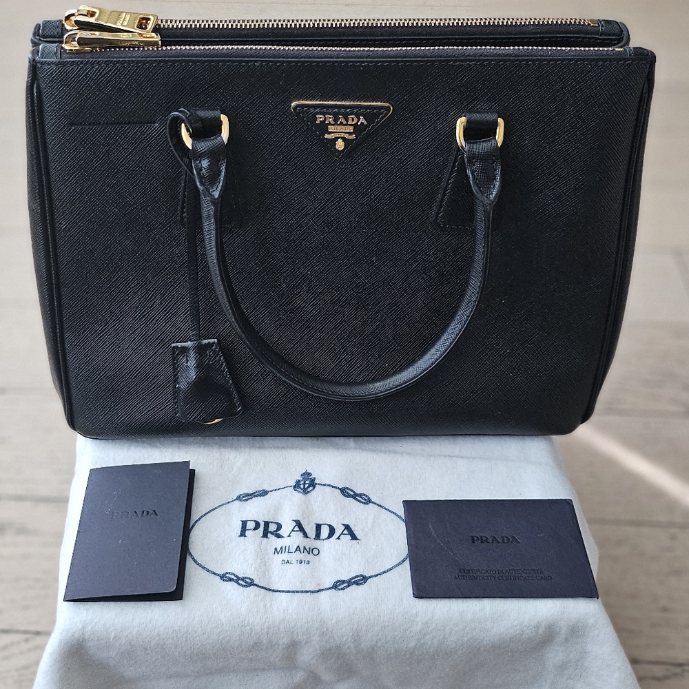 Prada saffiano leather tote